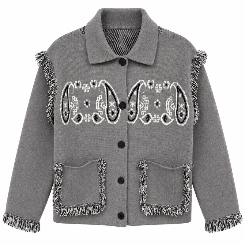 Gilet bandana poche gris
