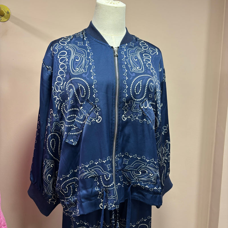 Ensemble bandana bleu