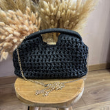 Pochette Agathe noir