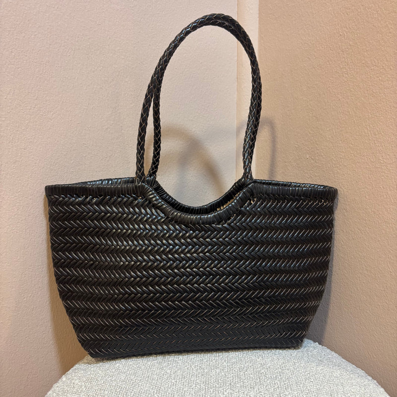 Petit sac en cuir marron