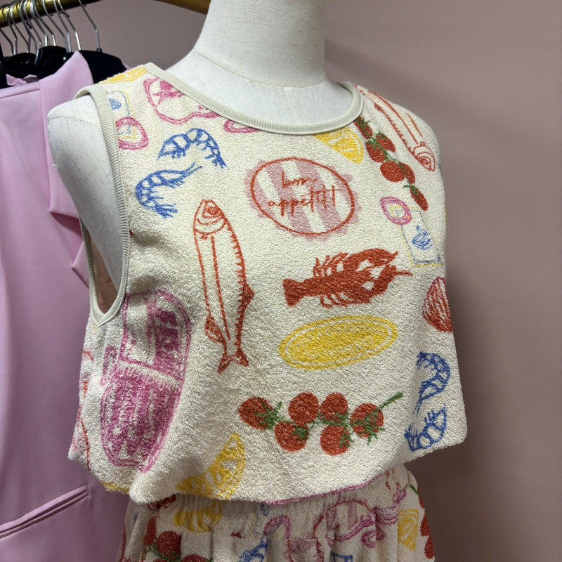 Ensemble éponge beige