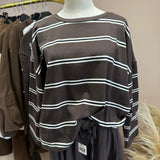 T-shirt manches longues Chocolat