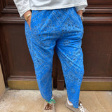 Pantalon Bandana bleu vif