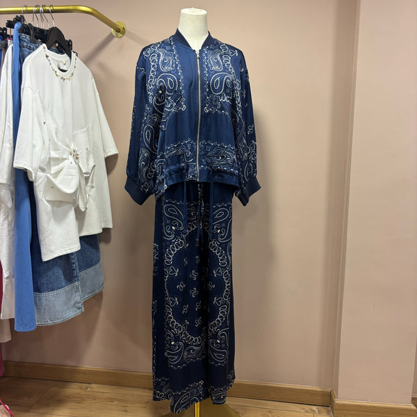Ensemble bandana bleu