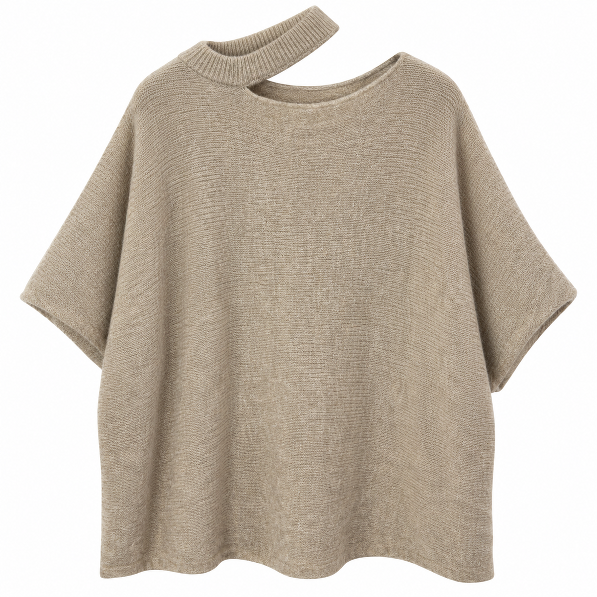 Pull sans manche Yael taupe