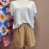 Short beige