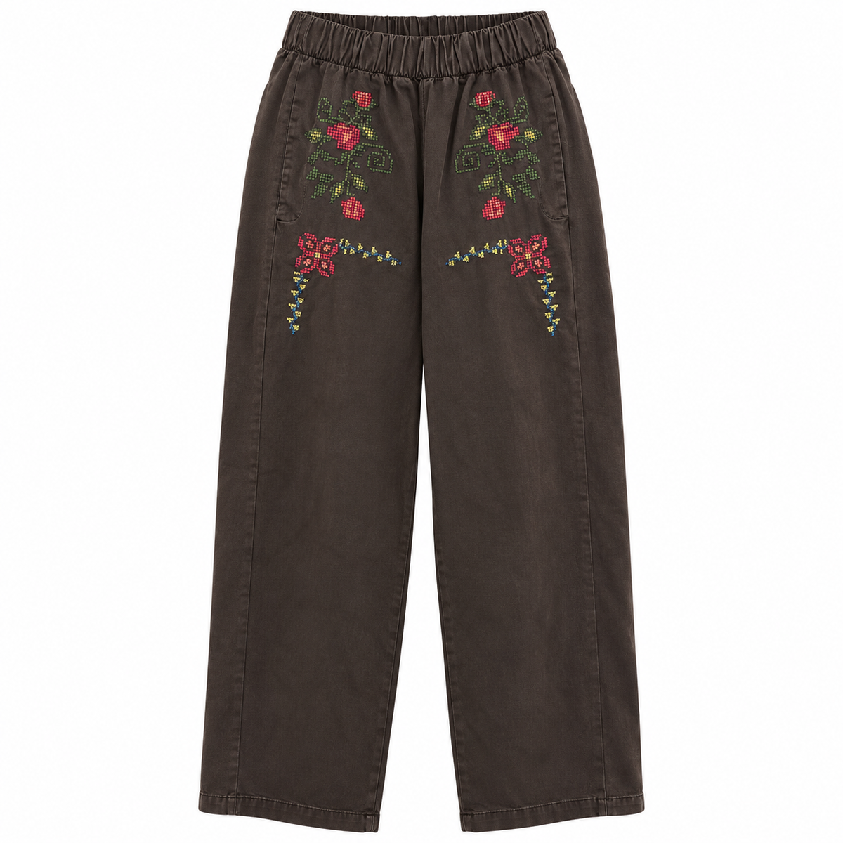Pantalon broderie Choco