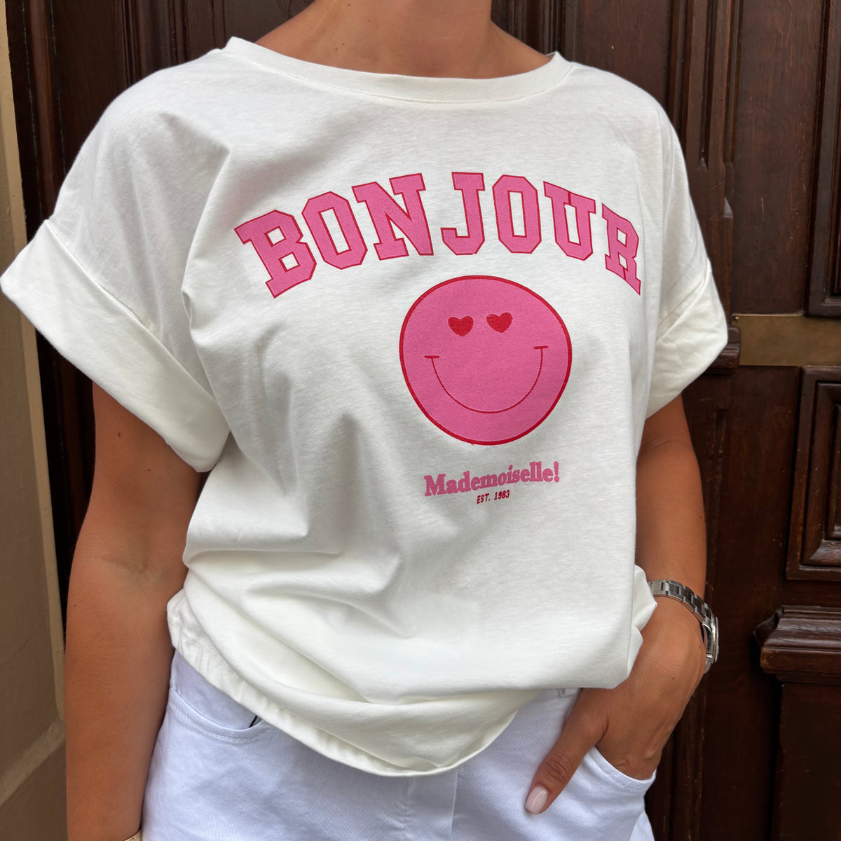 T-shirt Bonjour