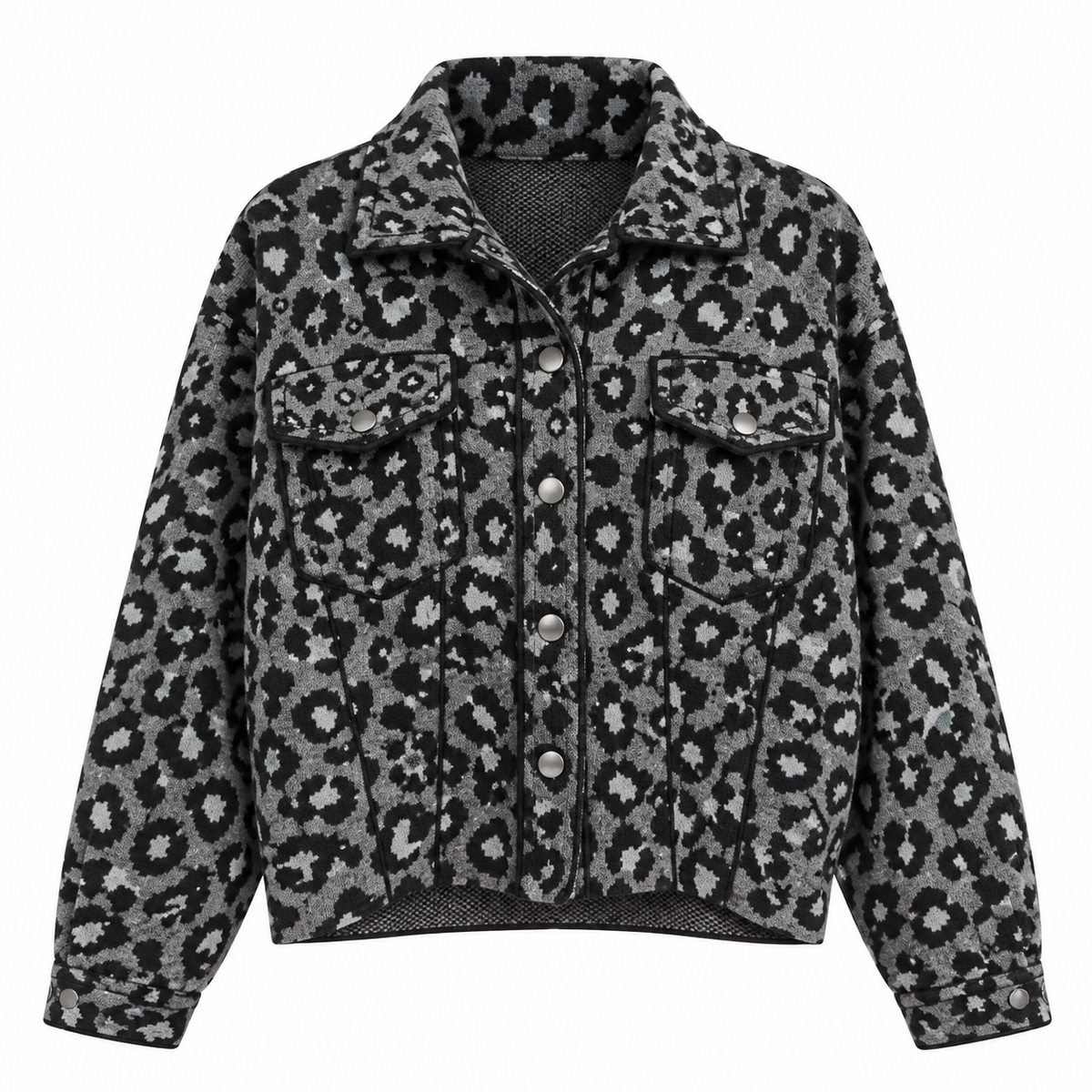 Veste Léopard gris