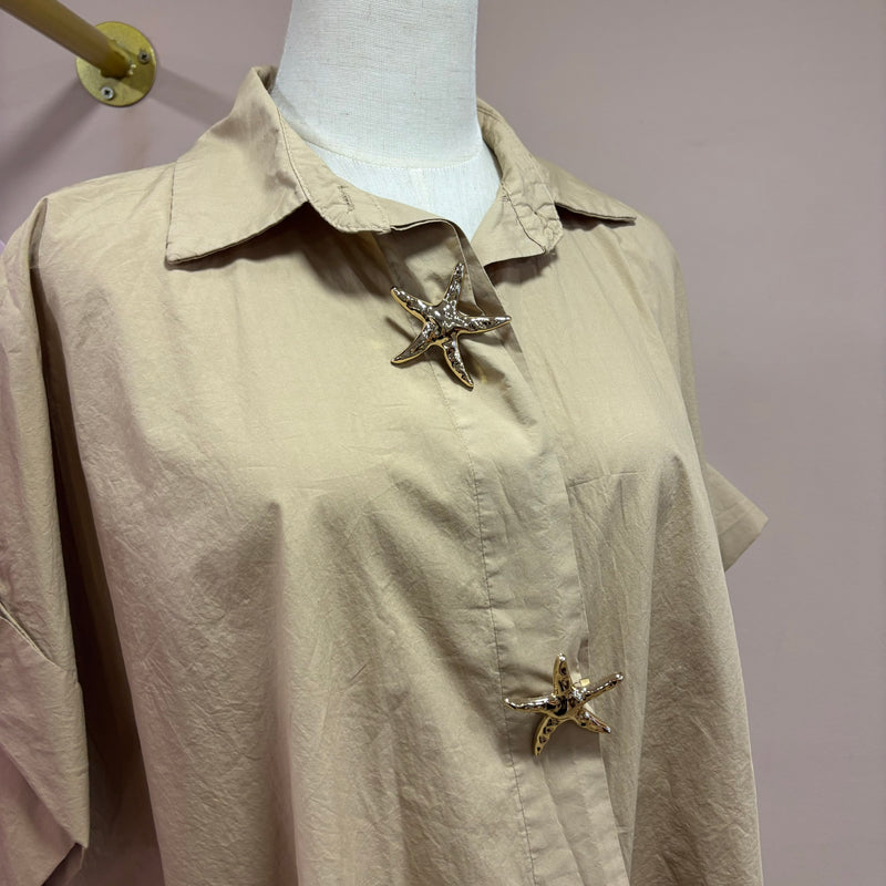 Chemise Starfish caramel