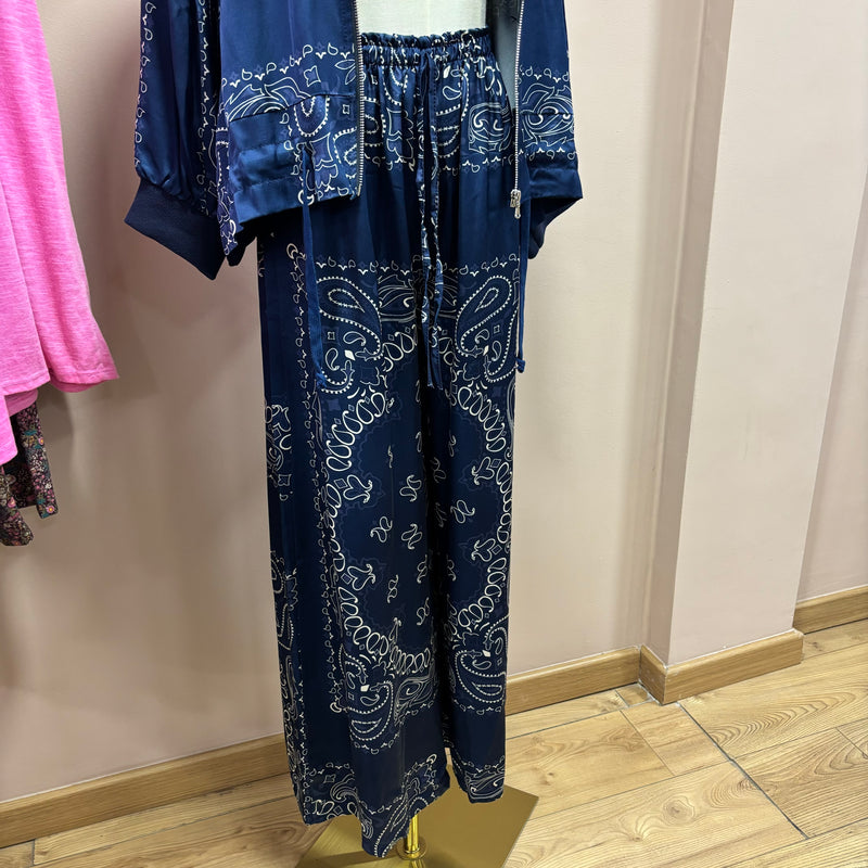Ensemble bandana bleu