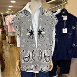 Gilet bandana gris