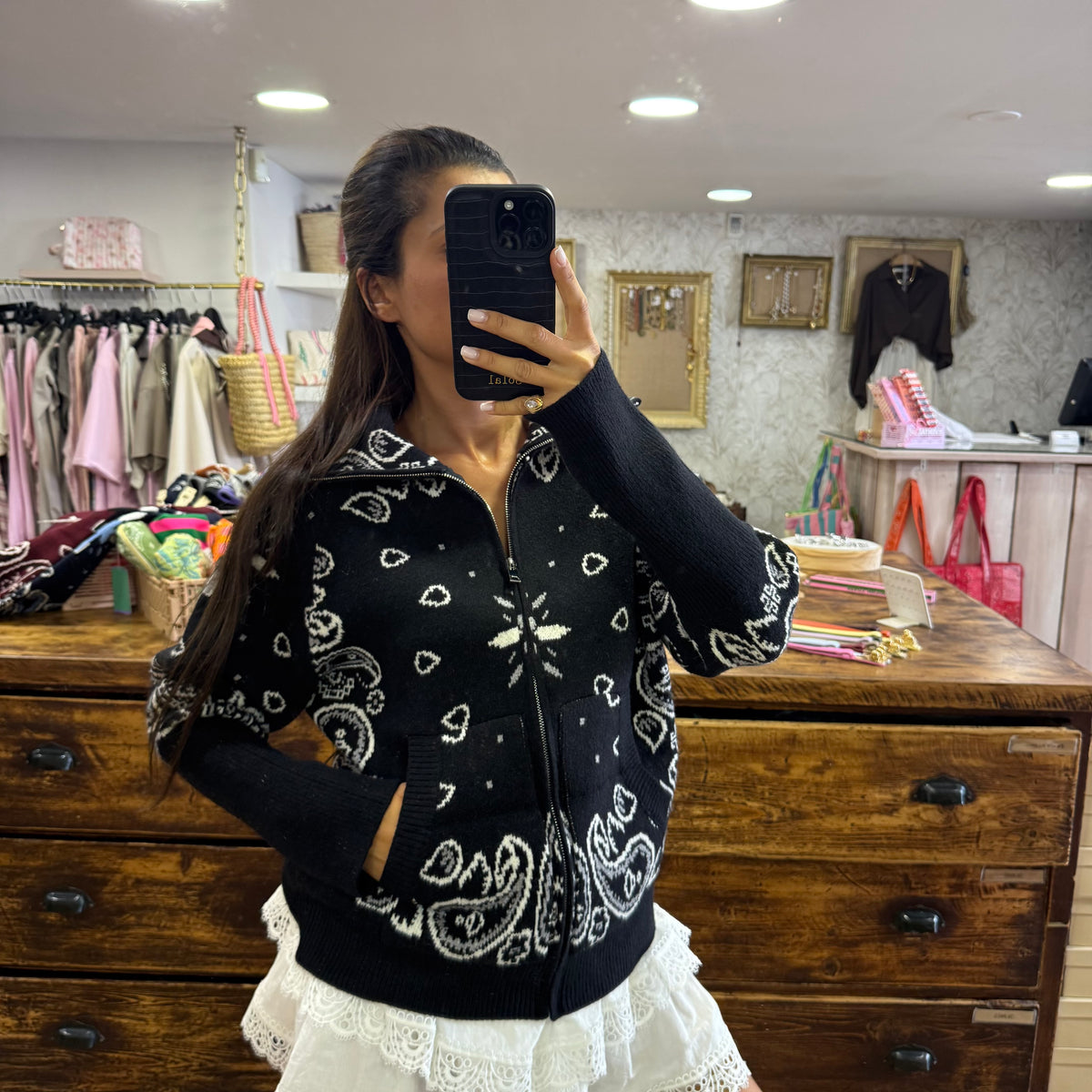 Gilet Bandana Noir