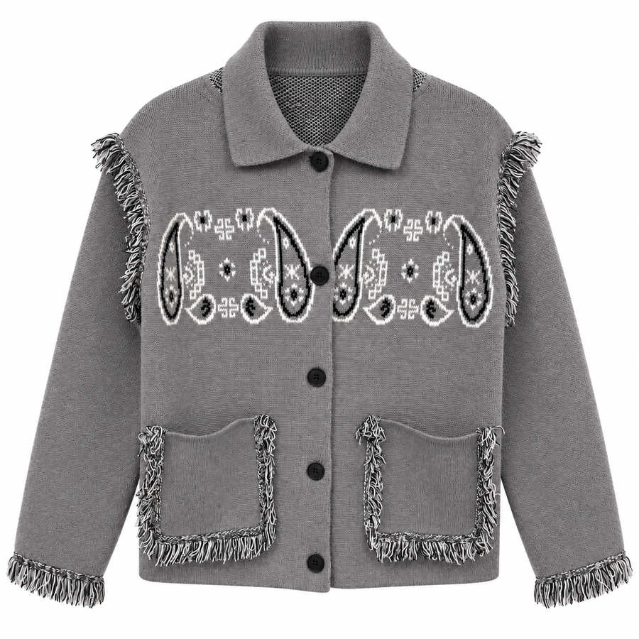 Gilet bandana poche gris