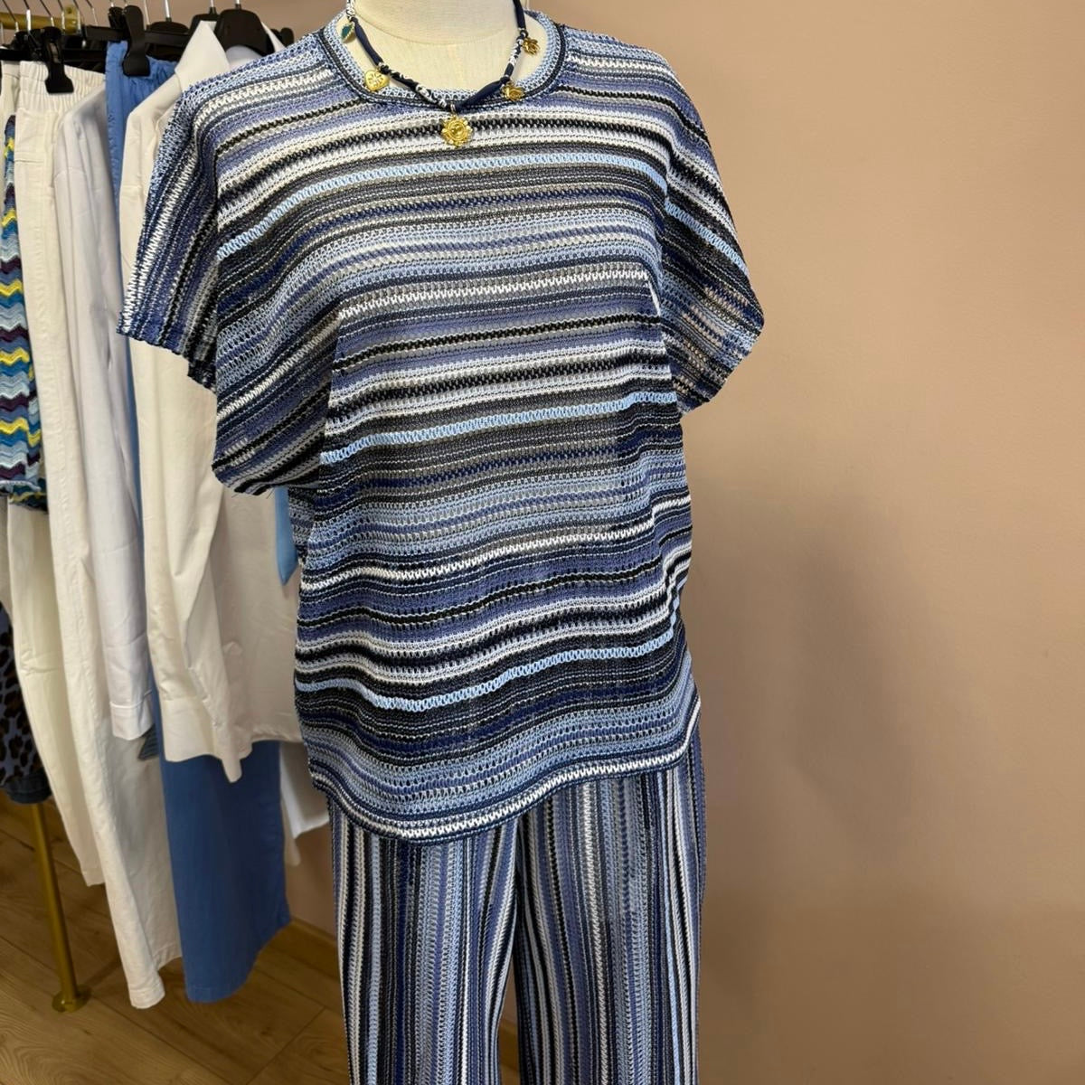 Ensemble Crochet bleu