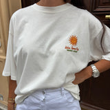T-shirt Salsa blanc