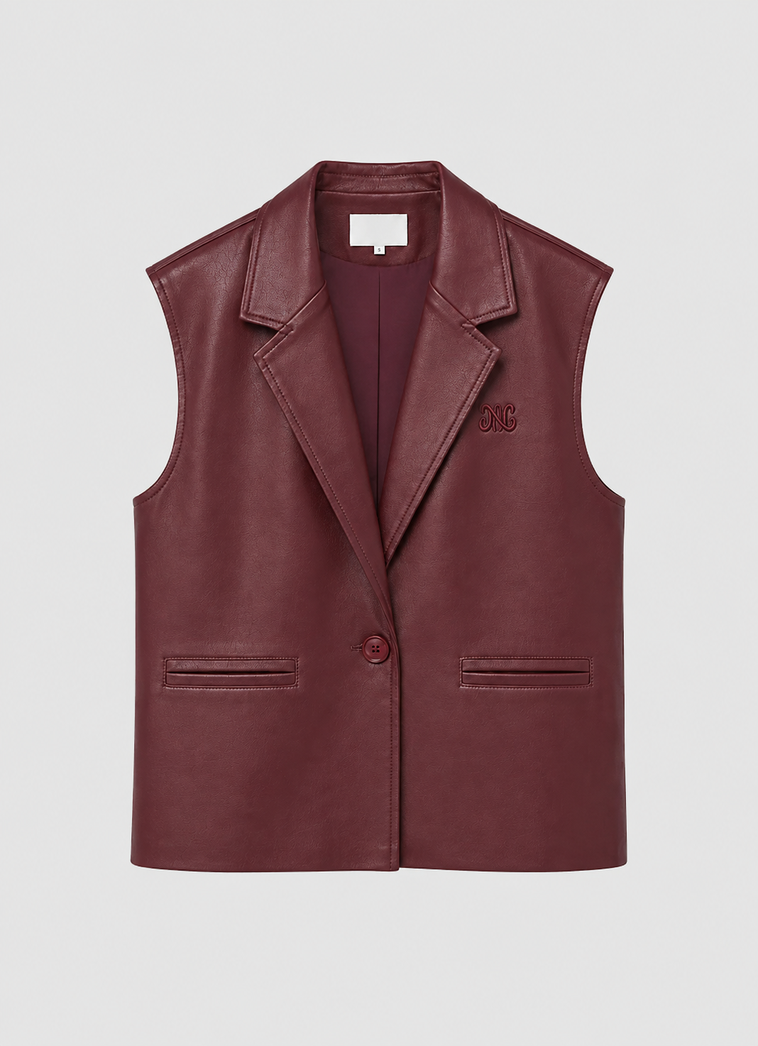 Gilet sans manche bordeaux