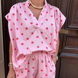 Ensemble Pois rose