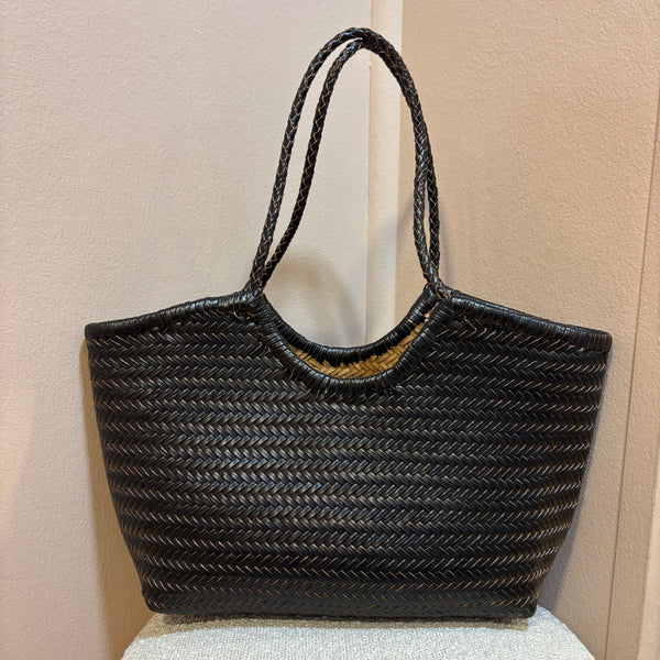 Grand sac en cuir marron