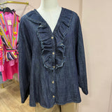 Chemisier jean foncé