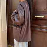 Veste oversize tressée