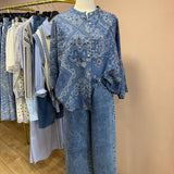 Chemise Bandana bleu