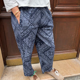 Pantalon Bandana bleu marine