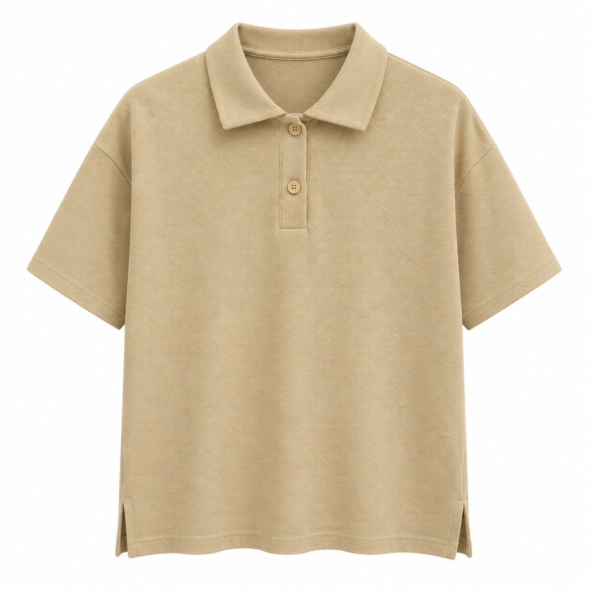 Polo epaulette ambra