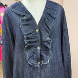 Chemisier jean foncé