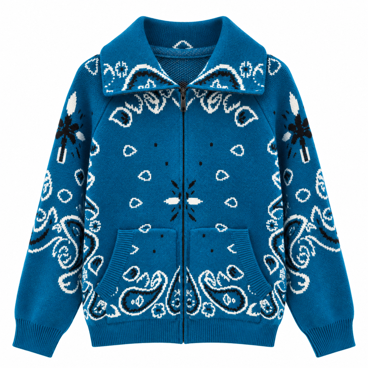 Gilet Bandana Bleu Petrole