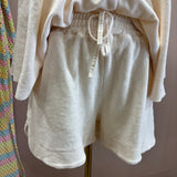 Ensemble Miami beige/blanc