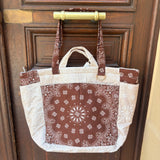 Sac cabas AMOUR marron