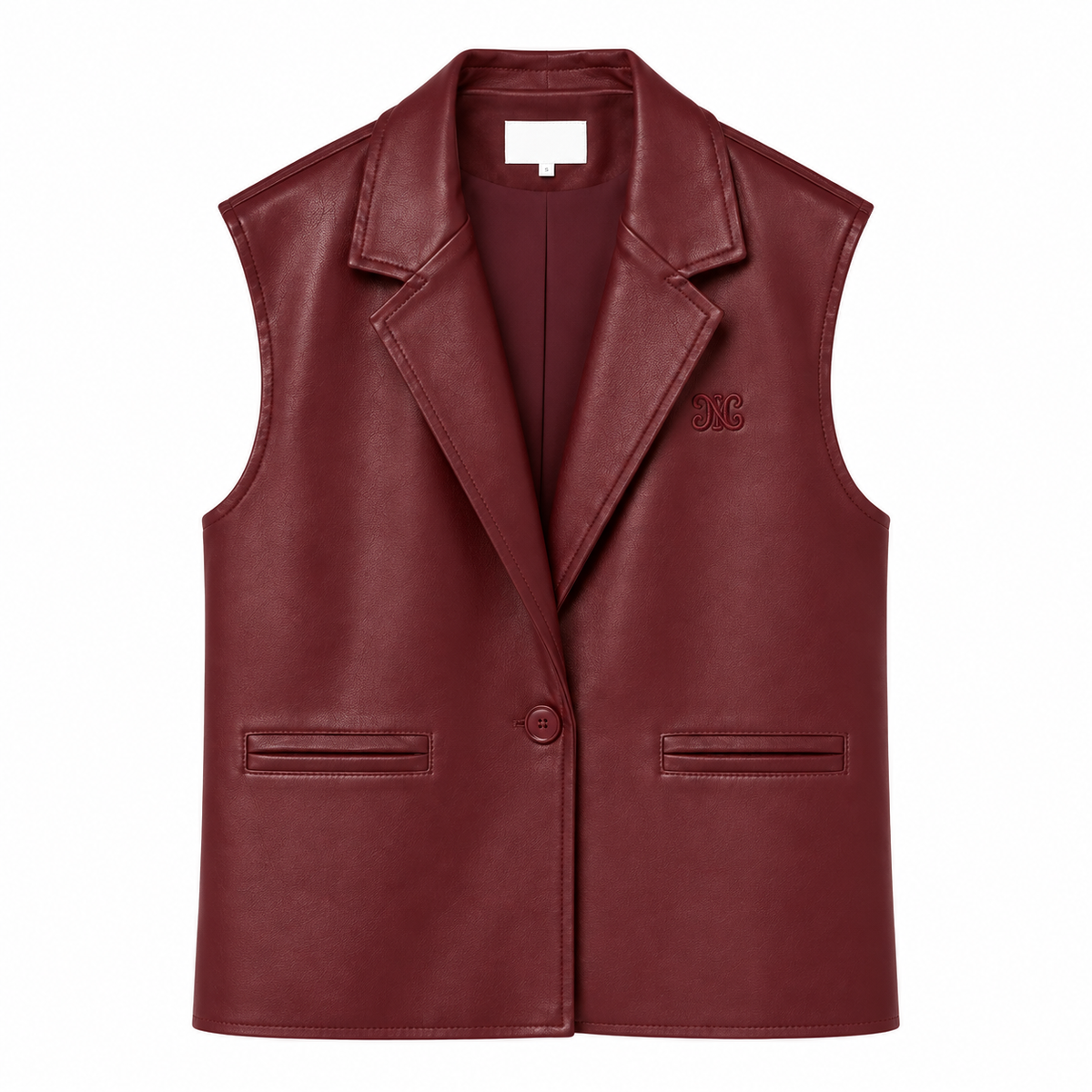 Gilet sans manche bordeaux