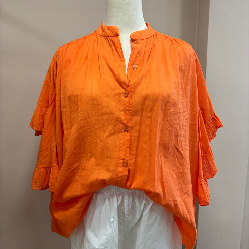 Chemise Gaïa orange