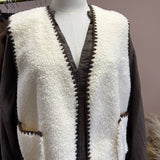 Gilet Curly White