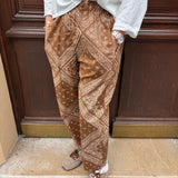 Pantalon Bandana marron