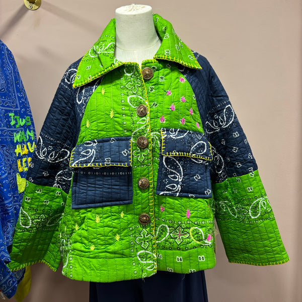 Veste Bandana vert