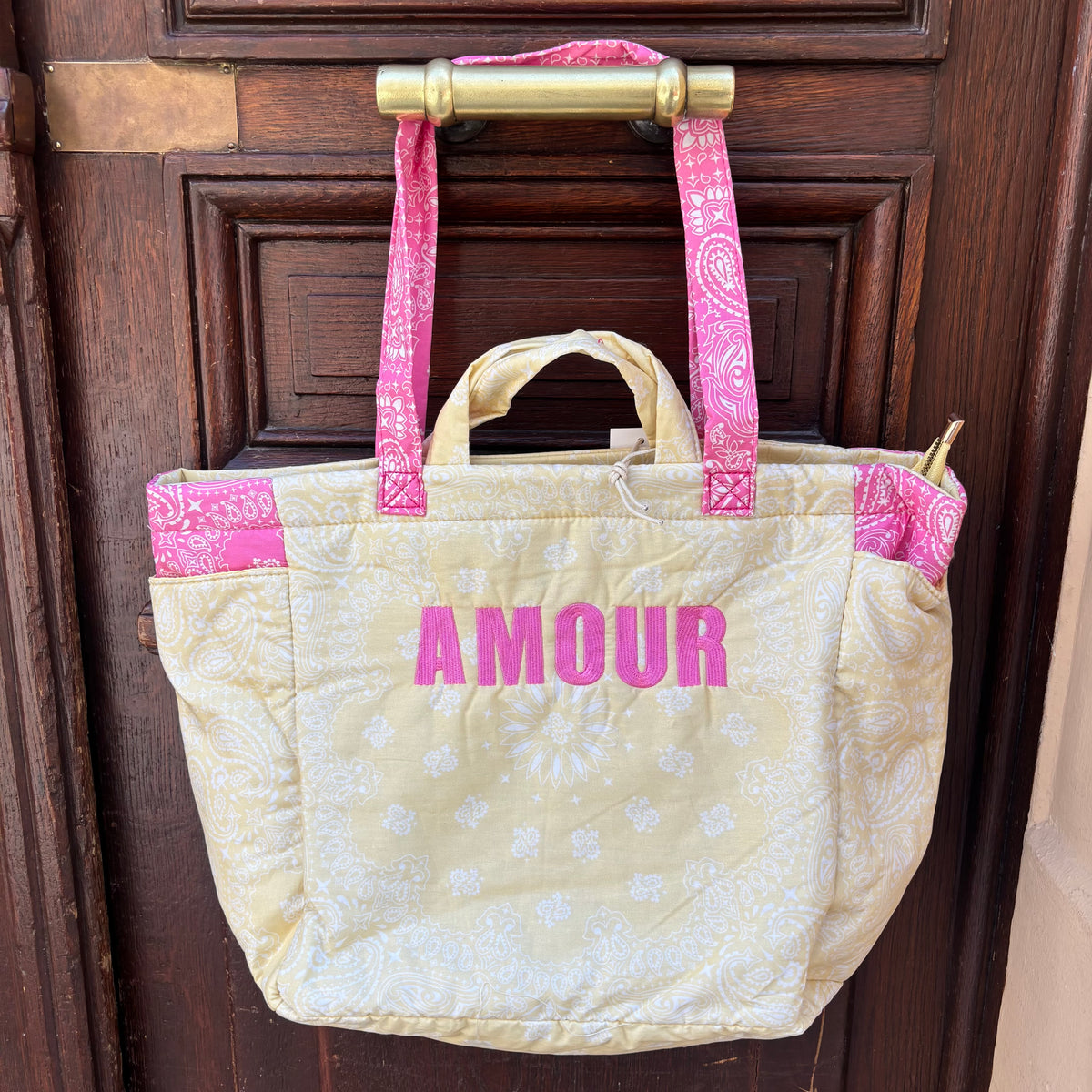 Sac cabas AMOUR rose