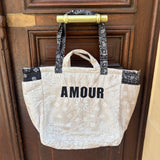 Sac cabas AMOUR noir