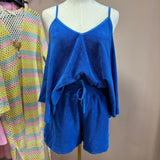 Ensemble Miami bleu