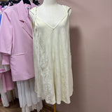 Robe Atlanta blanc cassé