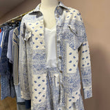 Ensemble bandana bleu clair