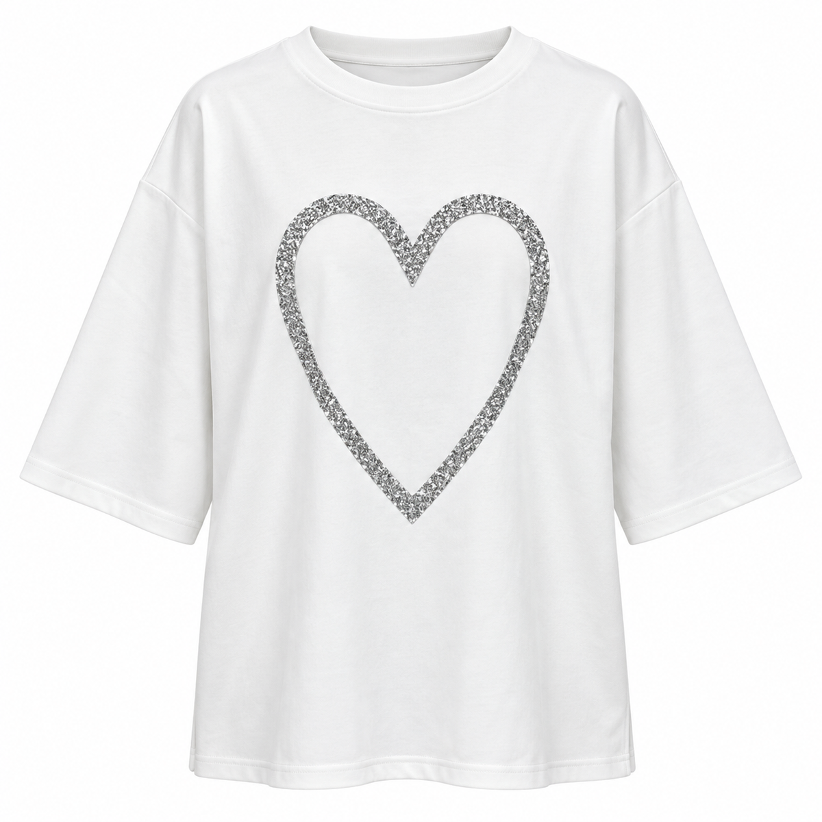 Tee shirt Heart Blanc