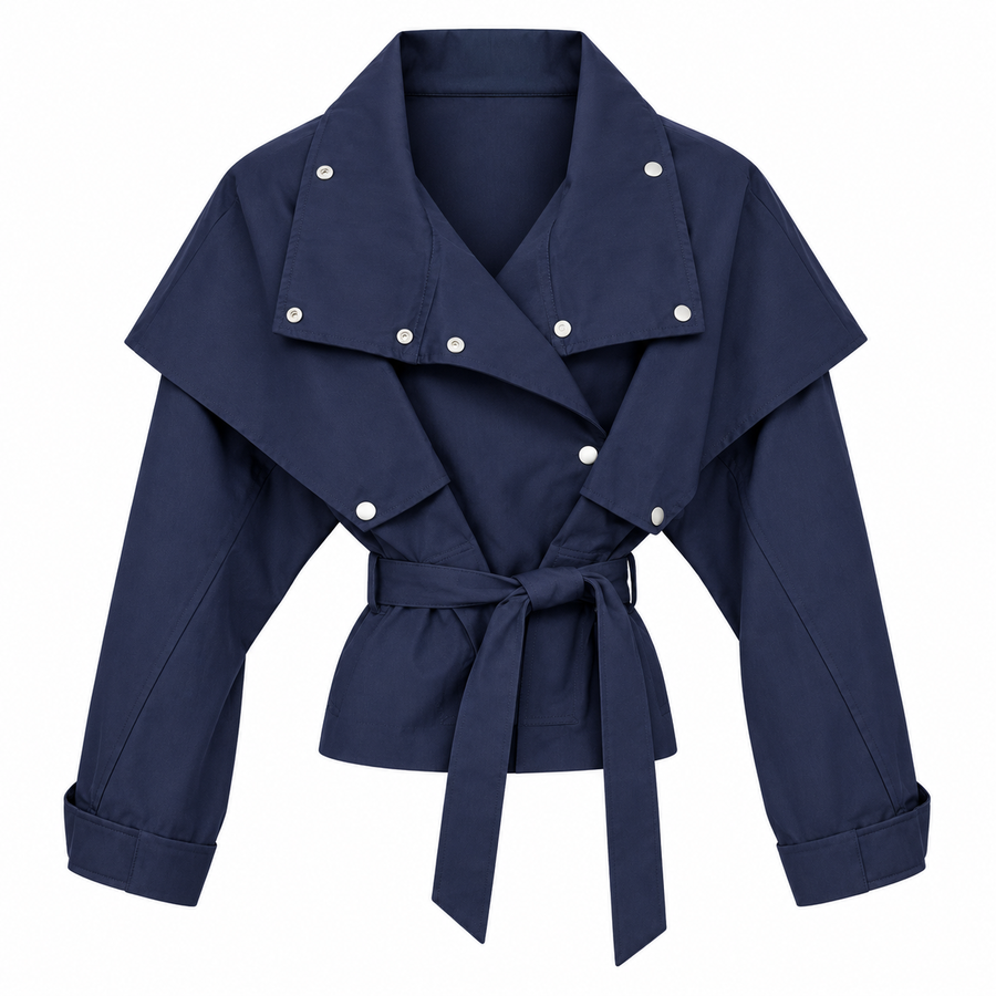 Trench Vivi bleu marine