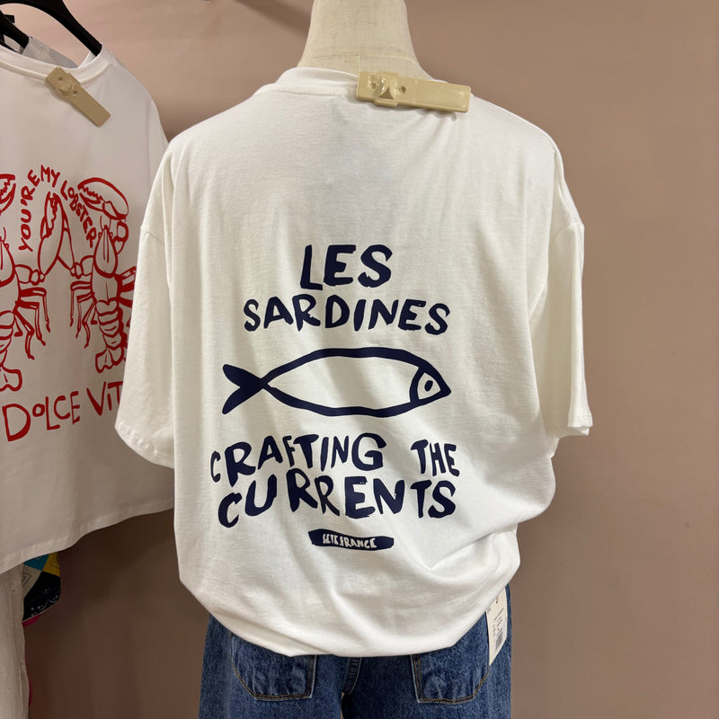 T-shirt Les sardines